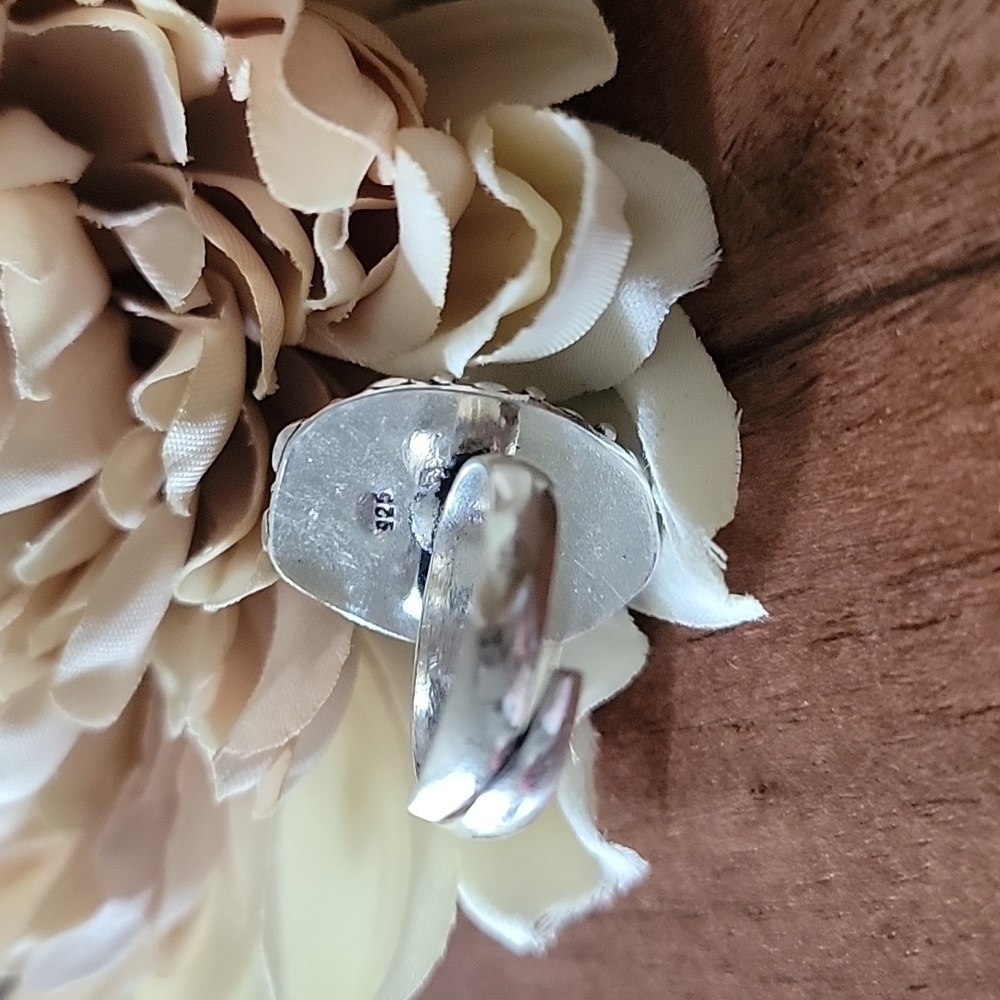 Crazy Lace Agate Adjustable Ring - image 3